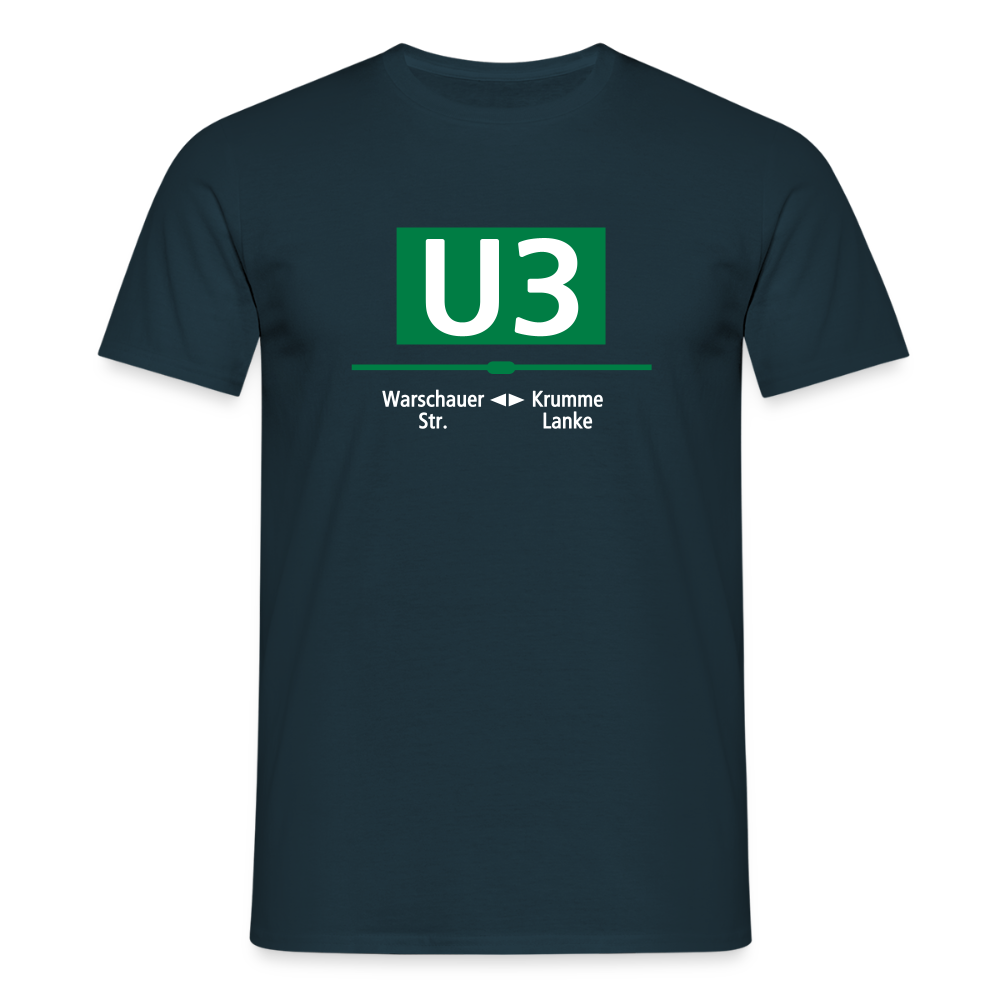 U3 - Männer Premium T-Shirt - Navy