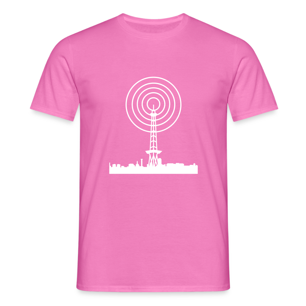 Funkturm im Fokus - Männer Premium T-Shirt - Pink