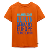 Wilmersdorf Planet Earth - Kinder Premium T-Shirt - Orange