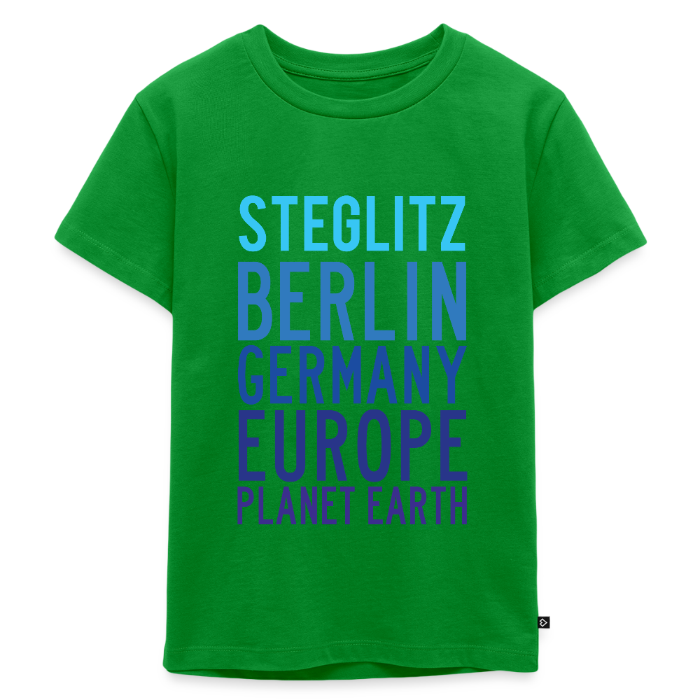 Steglitz Planet Earth - Kinder Premium T-Shirt - Grün