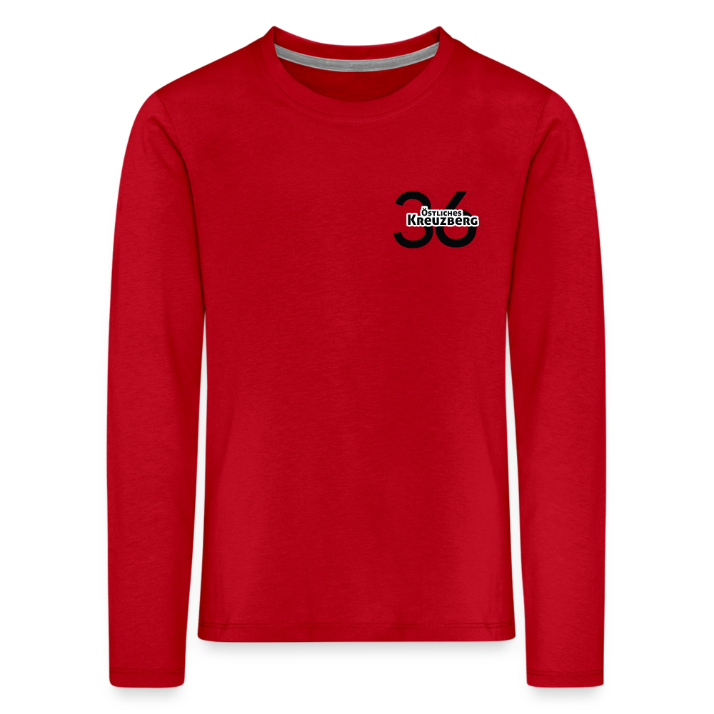 Östliches kreuzberg - Kinder Langarmshirt - Rot