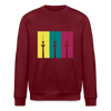 Berlin Retro - Unisex Bio Sweatshirt - Burgunderrot