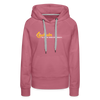 Lächeln is keen Jesichtsbruch - Frauen Premium Hoodie - Malve