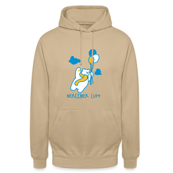 Der Bär fliegt - Unisex Hoodie - Beige