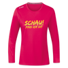 Schau! Find Ick Dit - Frauen Sport Langarmshirt - dunkles Pink
