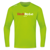 Viech Modus 100% - Männer Sport Langamshirt - Neongrün