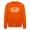 sorry, hab nich zujehört... - Unisex Bio Sweatshirt - Tieforange