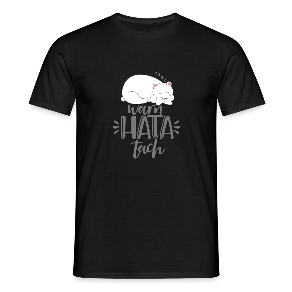 WarnHataTach - Männer Premium T-Shirt - Schwarz