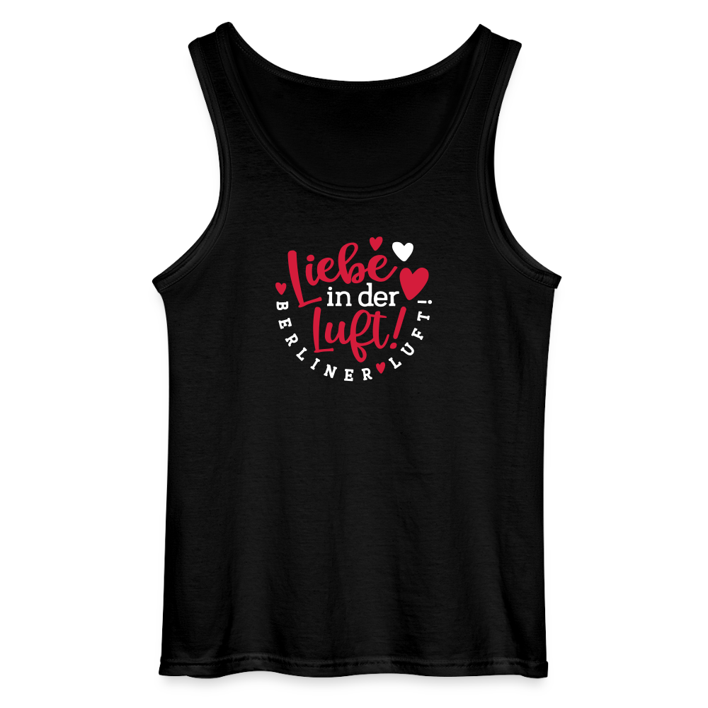 Liebe in der Luft! Berliner Luft! - Männer Tank Top - Schwarz