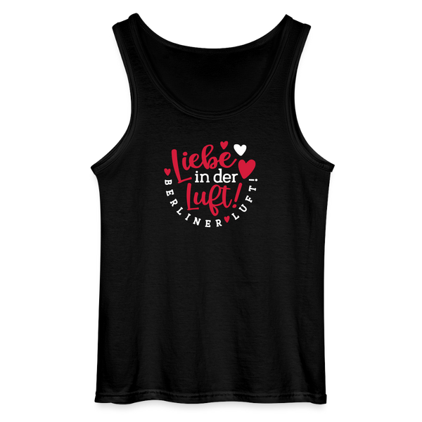 Liebe in der Luft! Berliner Luft! - Männer Tank Top - Schwarz