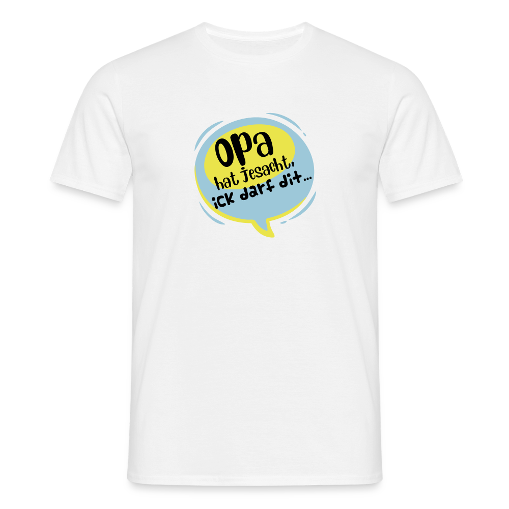 Ick darf dit! - Männer Premium T-Shirt - Weiß