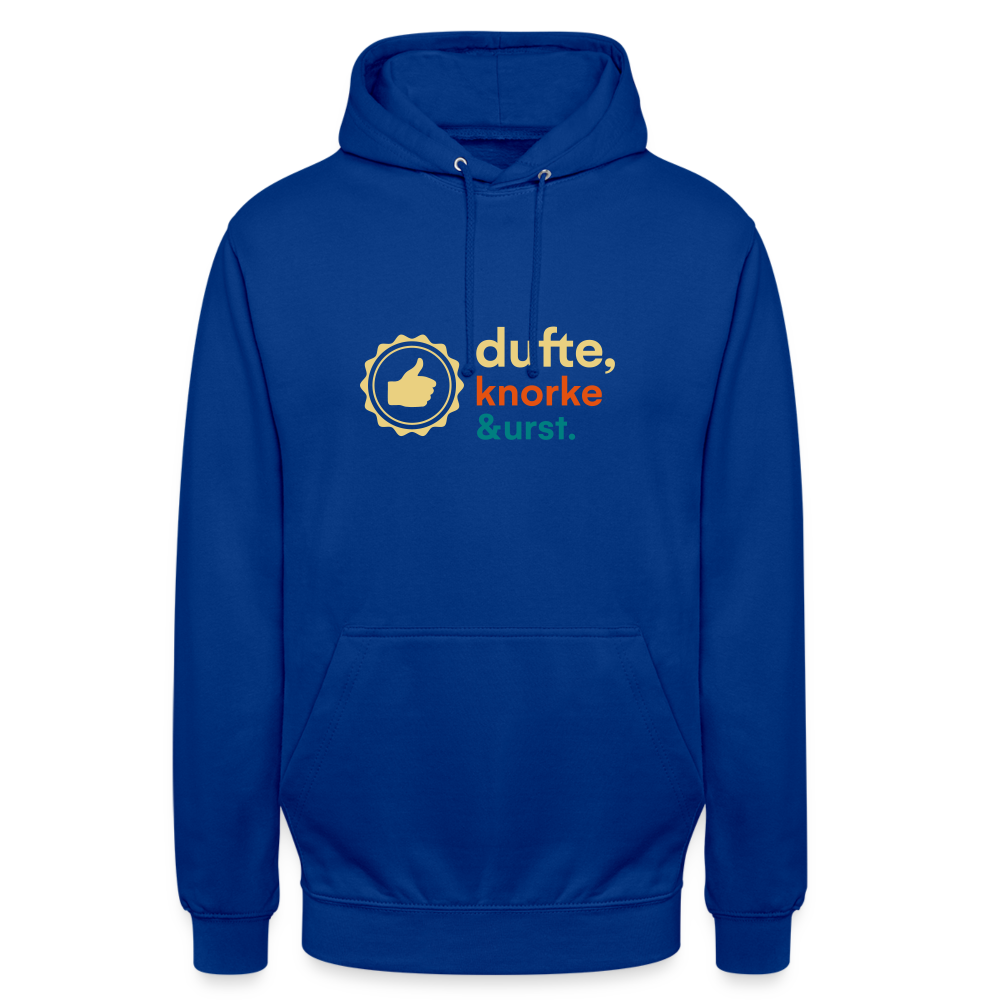 Dufte, Knorke, Urst - Unisex Hoodie - Royalblau