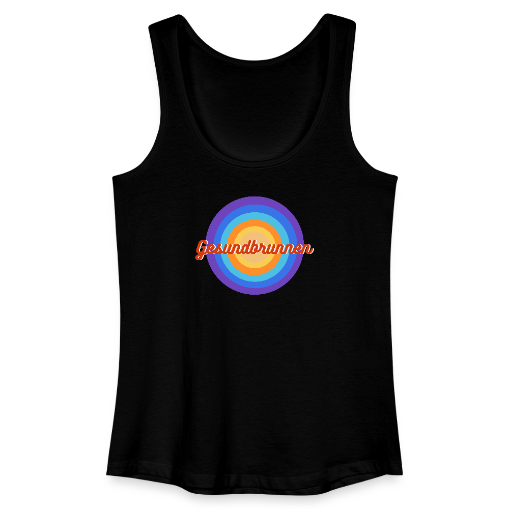 Gesundbrunnen Retro - Frauen Bio Tank Top - Schwarz