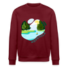 Köpenick am Wasser - Unisex Bio Sweatshirt - Burgunderrot