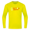 Watt'n du Vojel - Männer Sport Langamshirt - Neongelb