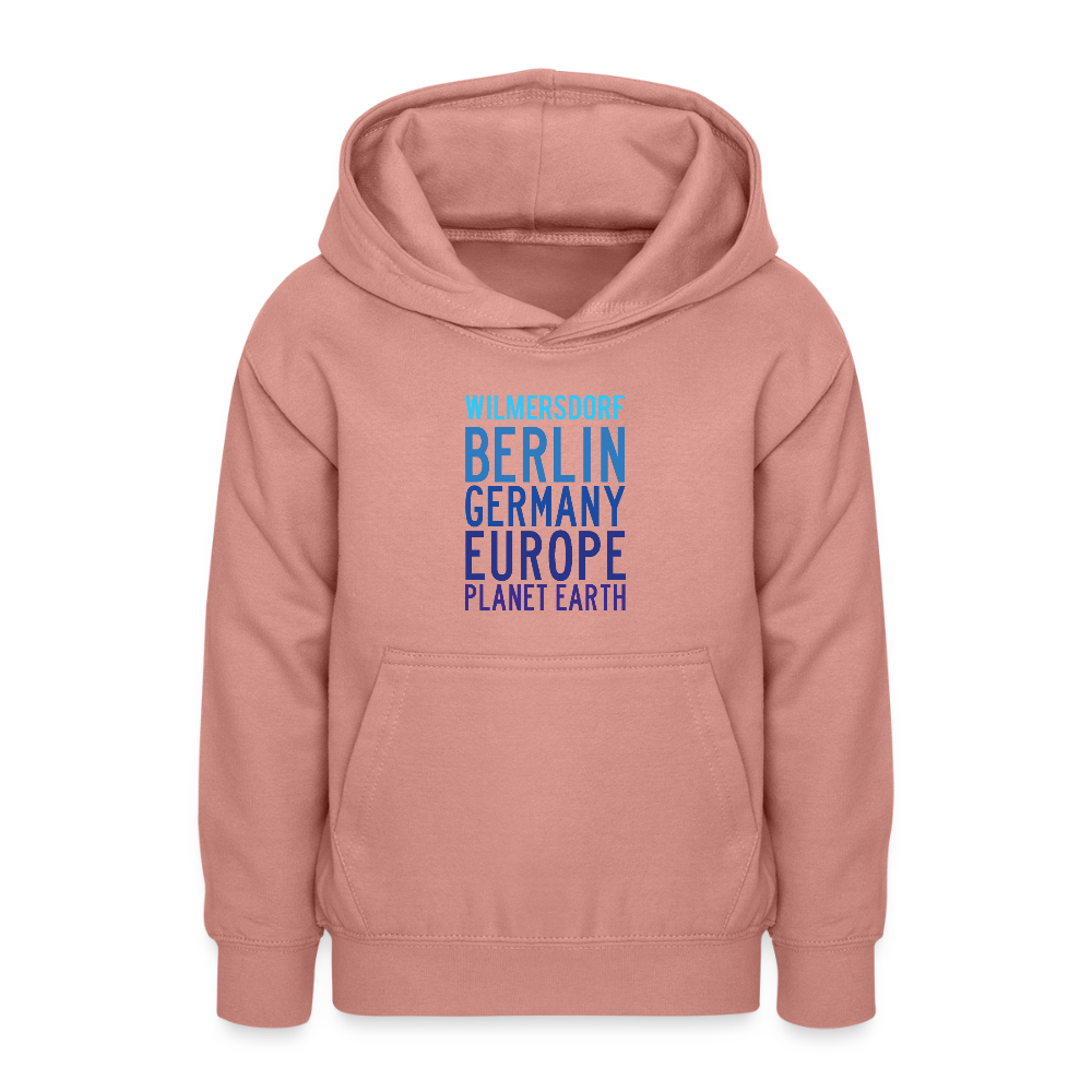 Wilmersdorf Planet Earth - Teenager Hoodie - Altrosa