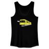 Die U-Bahn kommt - Frauen Bio Tank Top - Schwarz