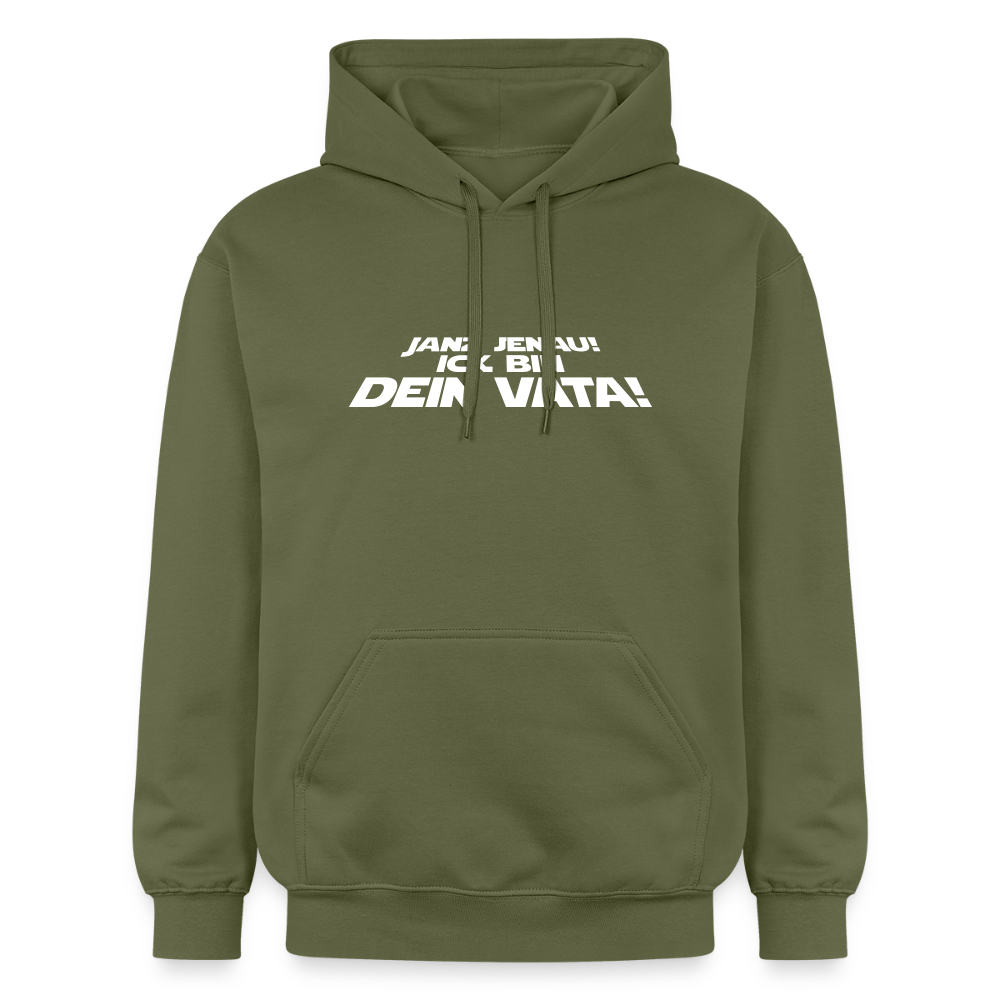 Janz jenau! Ick bin dein Vata! - Hoodie - Militärgrün