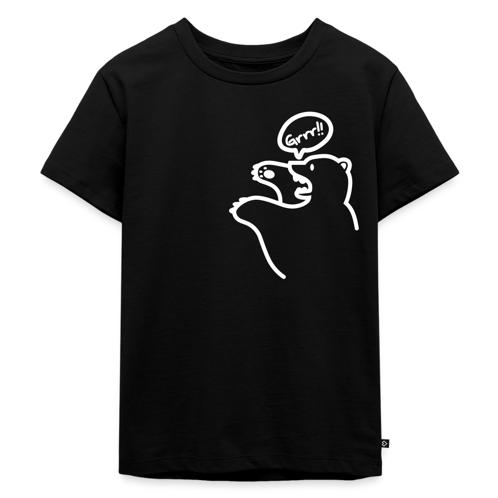 Böser Berliner Bär - Kinder Premium T-Shirt - Schwarz