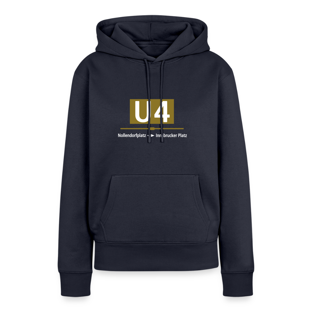 U4 - Frauen Premium Hoodie - Navy