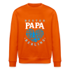 Bester Papa - Unisex Bio Sweatshirt - Tieforange
