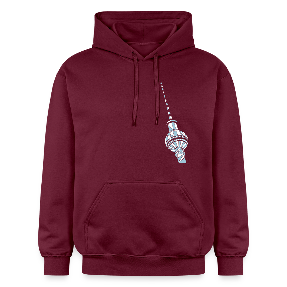 Fernsehturm Geometrie - Hoodie - Maroon
