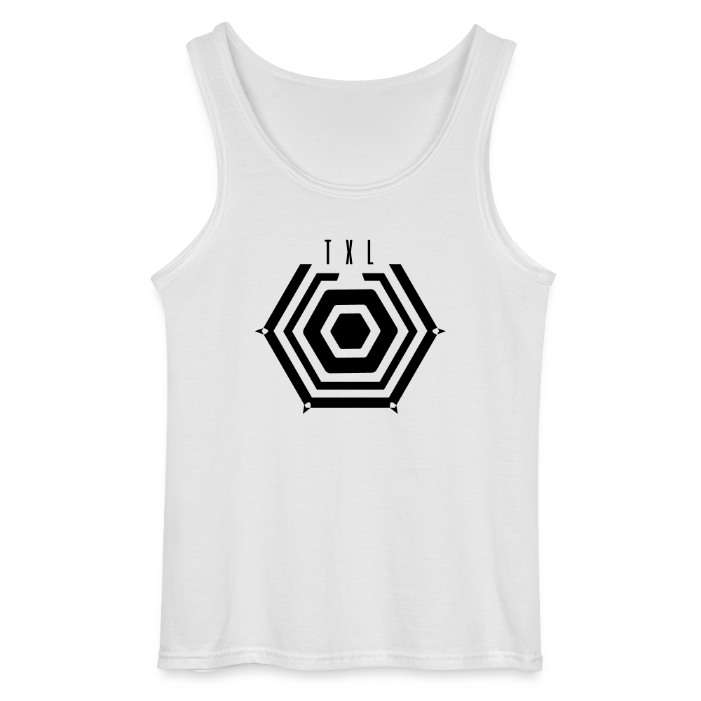 Tegel TXL Umrisse - Männer Tank Top - Weiß