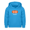 S42 - Kinder Hoodie - Meeresblau