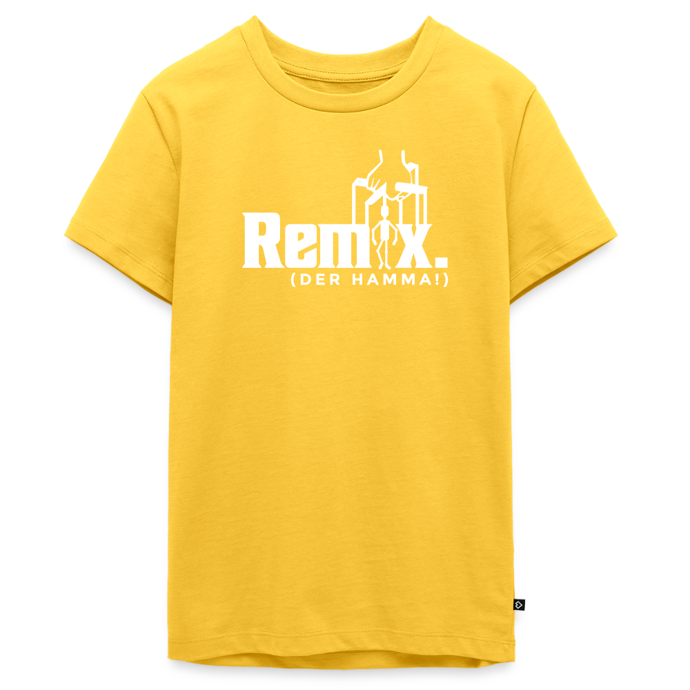Remix. - Teenager Premium T-Shirt - Gelb