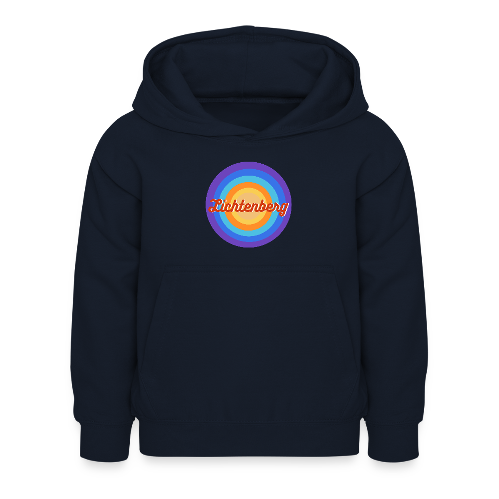 Lichtenberg Retro - Kinder Hoodie - Navy