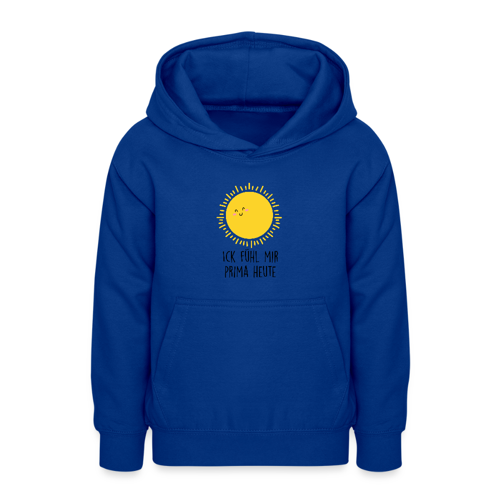 Ick fühl mir prima - Teenager Hoodie - Royalblau