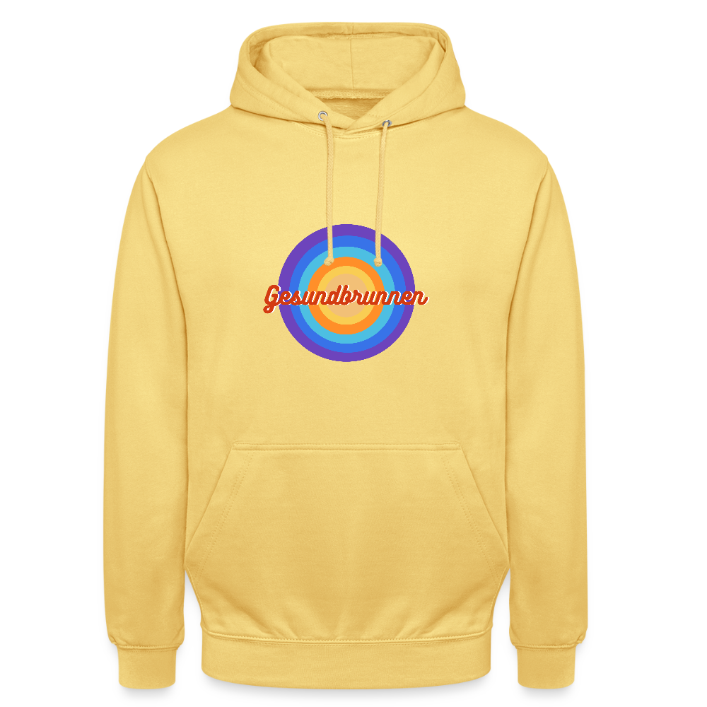 Gesundbrunnen Retro - Unisex Hoodie - Zitronengelb