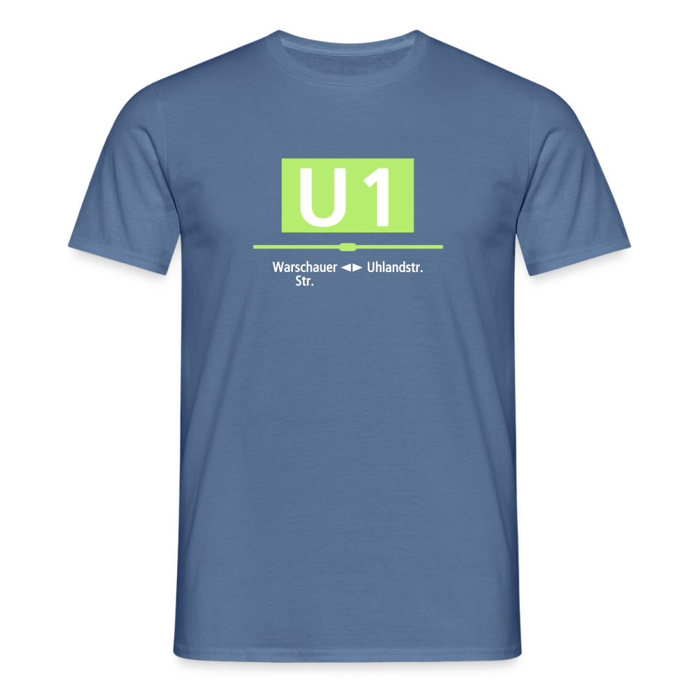 U1 - Männer Premium T-Shirt - Taubenblau