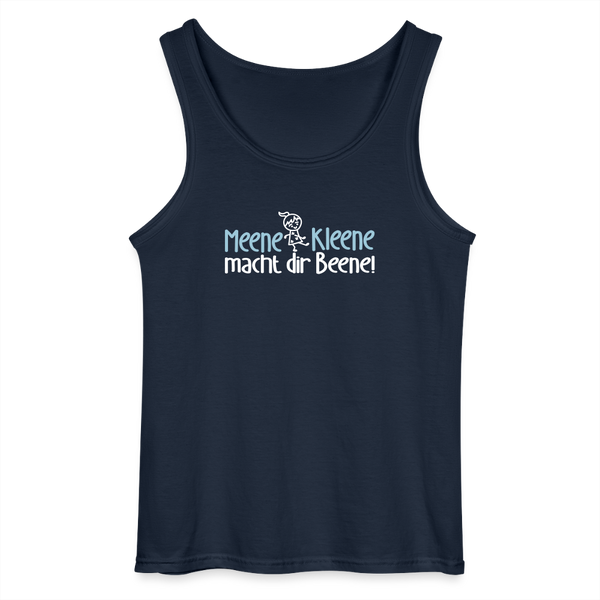 Meene Kleene macht dir Beene! - Männer Tank Top - Navy