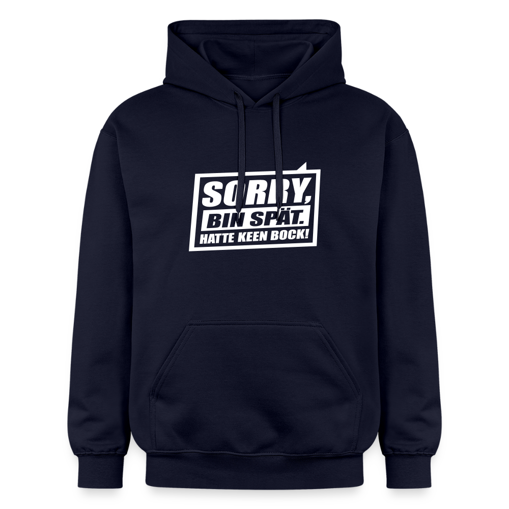 Sorry, ick bin spät. Hatte keen Bock. - Hoodie - Navy