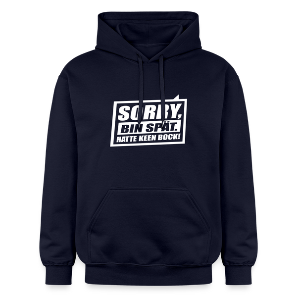 Sorry, ick bin spät. Hatte keen Bock. - Hoodie - Navy
