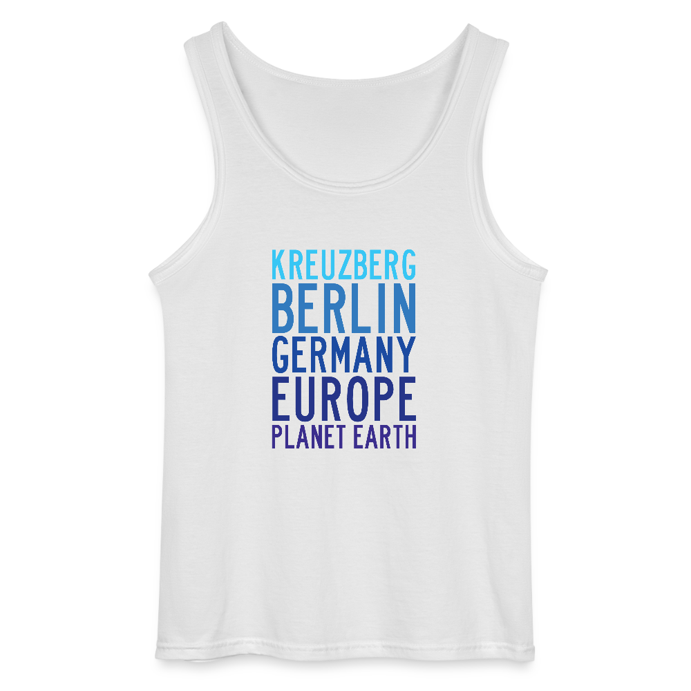 Kreuzberg - Planet Earth - Männer Tank Top - Weiß