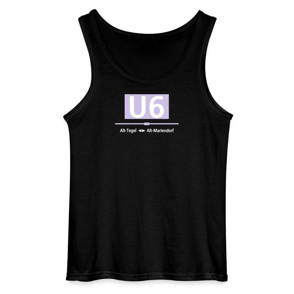U6 - Männer Tank Top - Schwarz