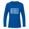PRODUZIERT IN BERLIN - Frauen Sport Langarmshirt - Royalblau