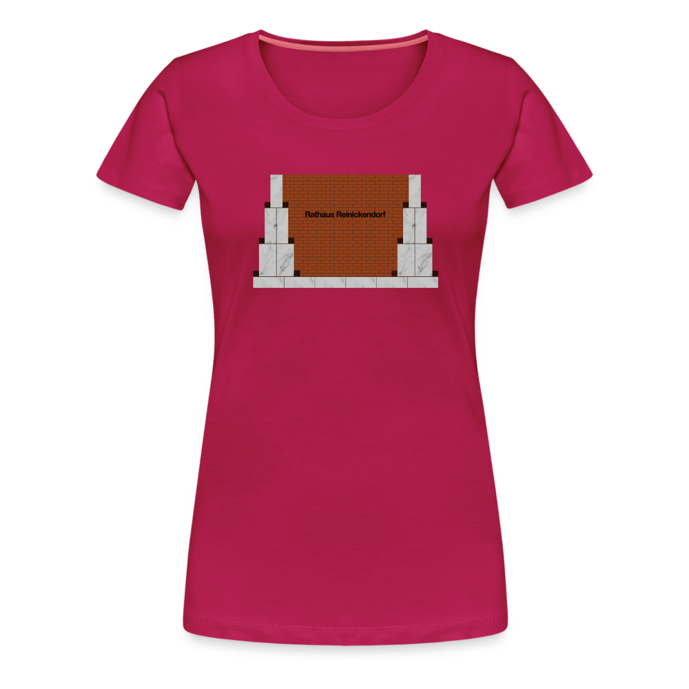 Rathaus Reinickendorf - Frauen Premium T-Shirt - dunkles Pink