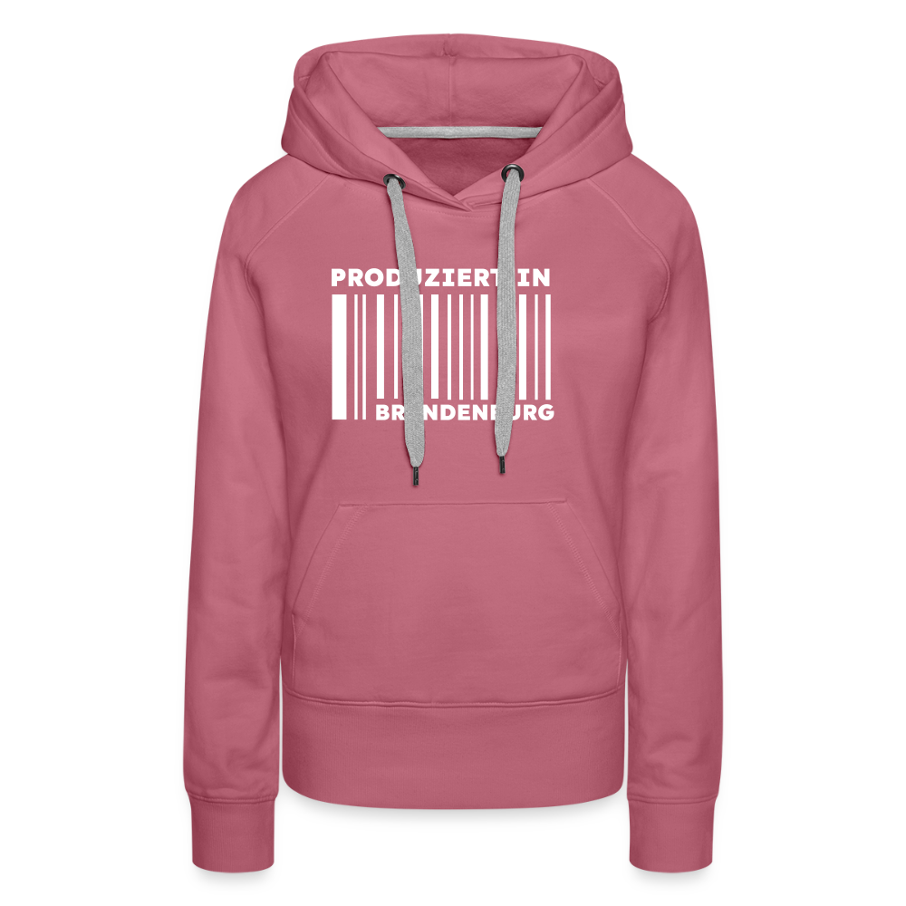 PRODUZIERT IN BRANDENBURG - Frauen Premium Hoodie - Malve