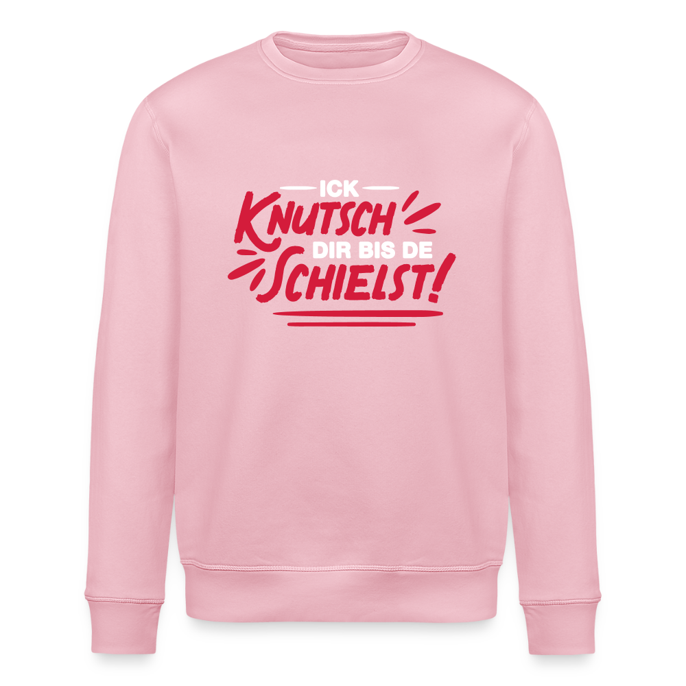 Ick knutsch dir! - Unisex Bio Sweatshirt - Hellrosa