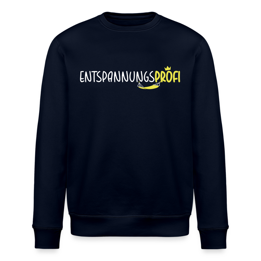 Entspannungsprofi - Unisex Bio Sweatshirt - Navy