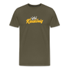 Kiezkönig - Männer Premium T-Shirt - Khaki