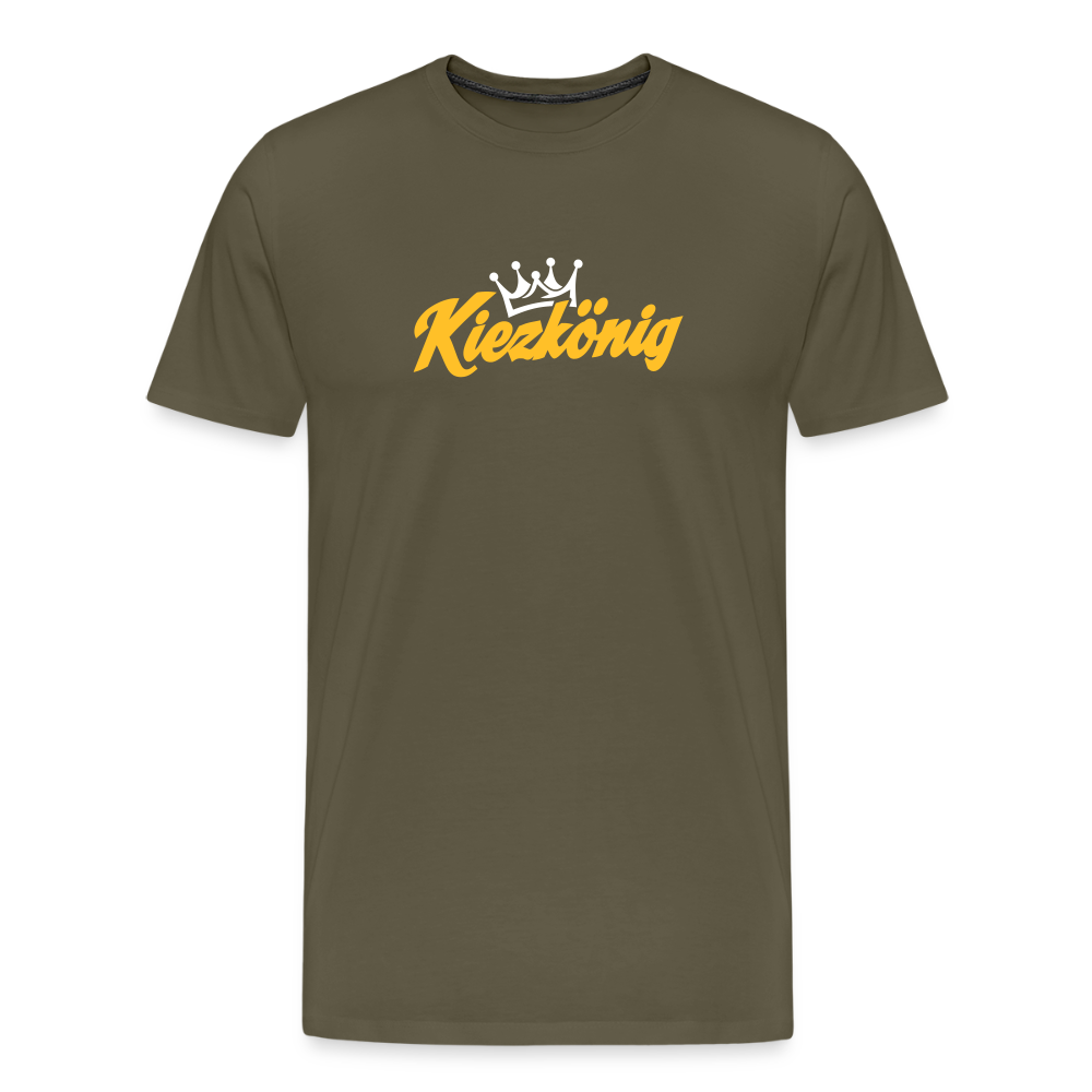 Kiezkönig - Männer Premium T-Shirt - Khaki
