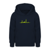 Herzschlag für Fahrradfahrer - Teenager Hoodie - Navy