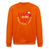 Liebe in der Luft! Berliner Luft! - Unisex Bio Sweatshirt - Tieforange