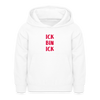 Ick bin Ick! - Kinder Hoodie - Weiß