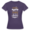 Dit Leben is zu kurz für schlechten Kaffee und olle Meckerköppe! - Frauen Premium T-Shirt - Dunkellila