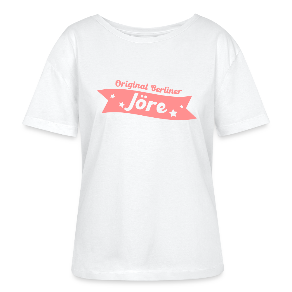 Berliner Jöre - Relaxed Rundhals Frauen Bio-T-Shirt - Weiß